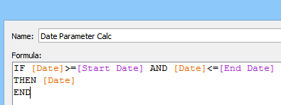 date parameter calc