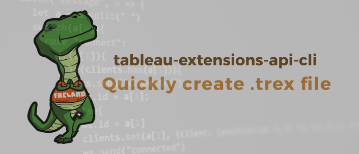 How to quickly scaffold a Tableau Extensions Manifest file