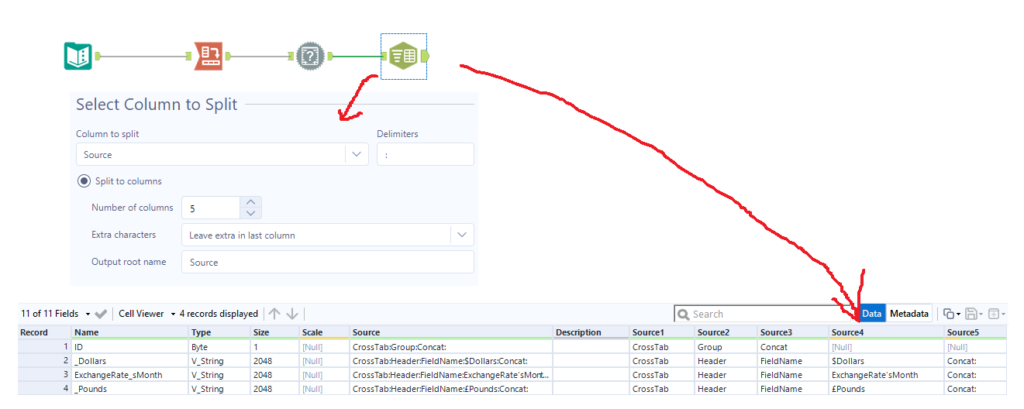 Alteryx Crosstab Underscores How To Dynamically Rename Them With Metadata The Information Lab